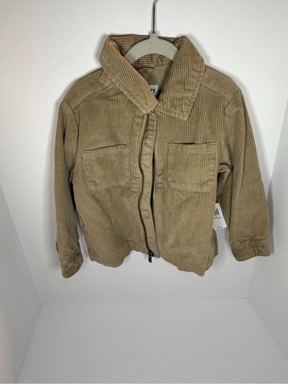 Old Navy Kids Corduroy Zip Jacket in Tan